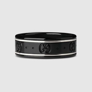 SOLD - Gucci Icon Ring | Gucci Icon Thin Band in White Gold